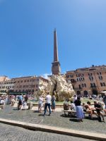 Rom - Piazza Navona (Vier-Ströme-Brunnen)