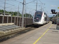 TGV in Antibes TGV Bahnhof