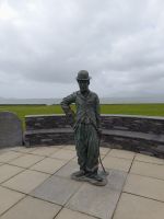 Charlie Chaplin Denkmal in Waterville