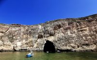 Das Azure Window in der Bucht von Dweijra, Gozo
