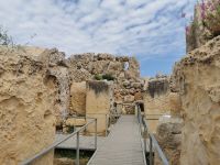 Die fast 6000 Jahre alte Tempelanlage von Ggantija, Gozo