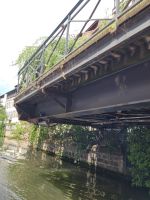 Drehbrücke an der ILL