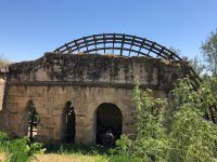CORDOBA - altes Mühlrad am Fluss Guadalquivir