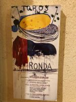 RONDA - Werbeplakat von 2008 im Stierkampfmuseum