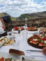 Basilikata, Mittags Imbiss in Matera