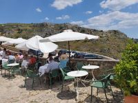 Basilikata, Mittags Imbiss in Matera