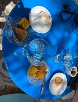 Pause - griechischer Kaffee und Baklava