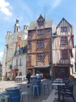 Radreise Frankreich: Loire - Fachwerhäuser in Saumur