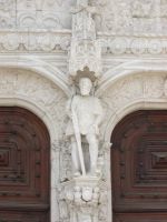 Hieronymus Kloster: Südportal mit Heinrich der Seefahrer