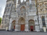 Schirmfassade der Kathedrale von Rouen