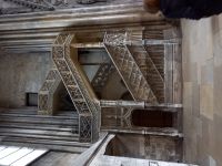 eine der schönsten spätgotischen Treppen innerhalb einer Kirche