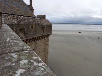 unterwegs auf dem Wehrgang des Mont St.Michel