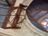 das wundertätige Madonnenrad in der Kirche von Confort-Meilars