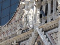 Details der Fassade Dom Siena