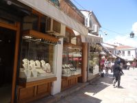 Einkaufsstraße in Skopje