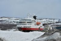 Hurtigruten - MS Polarlys - Kirkenes - Geographischer Wendepunkt der Reise