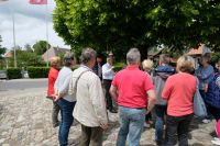 Beginn der Führung durch die Schaukäserei