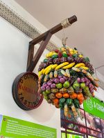 Obst- & Gemüsestaude in der Markthalle