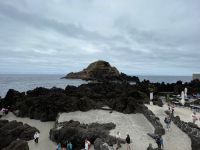 Basaltfelsen in Porto de Moniz