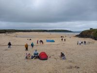 der Strand von Trevone