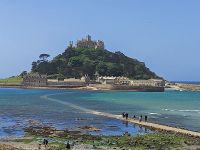 ... aber wenig später lag er komplett unter Wasser - die Flut kam