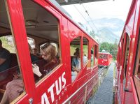Mit der steilsten Zahnradbahn der Welt fahren wir zum Pilatus