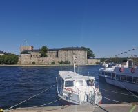 Das Kastell von Vaxholm, heute befindet sich ein Bed & Breakfast darin
