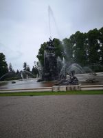 079 ,Fama Brunnen, Schloss Herrenchiemsee