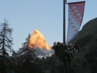 077 Zermatt - Sonnenaufgang am Matterhorn