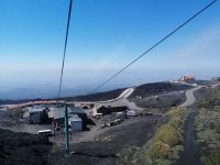 Auffahrt mit der Seilbahn