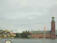 Stadthaus von der gegenüberliegenden Seite des Mälarensee