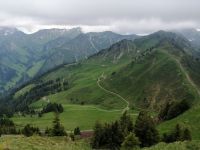 Blick ins Bärgunttal von Walmendingerhorn