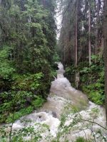 gewaltige Wassermenge im Schwarwassertal
