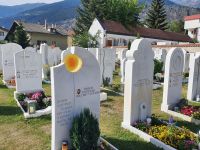 Südtirol,  Vinschgau, Laas, Friedhof