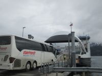 Verladung in Svensby, auf dem Weg nach Tromsö