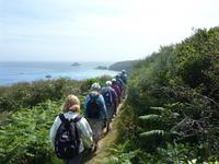 Wanderung entlang der Küste von Sark