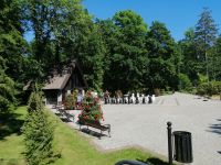 im Kurpark in Bad Polzin