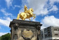 Goldener Reiter in Dresden - August der Starke