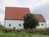 älteste Steinkirche in Nordnorwegen auf der Halbinsel Trondenes/Harstad
