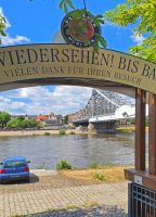 Mittagspause im Körnergarten am Blauen Wunder in Dresden Loschwitz