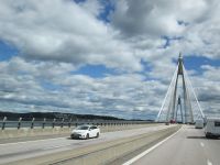 auf dem Weg nach Göteborg, Brücke über den Byfjord bei Uddevalla
