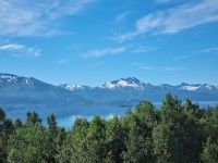 Blick über den Ofoltfjord nach Narvik