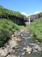 Svartifoss - nah dran