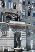 Statue der Ureinwohner vor dem Parlament, Quebec