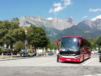 Letzte Pause im Heidi Land bei der Anreise 