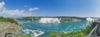 Niagarafälle im Panorama