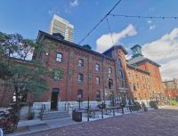 Ehemalige Whisky Distillery in Toronto, heute ein Restaurant