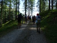 Wir genießen noch den Schatten