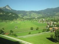 Auffahrt mit Zahnstange zum Brünigpass