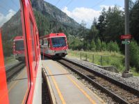im Bahnhof von Randa